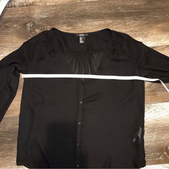 Forever 21 black sheer top, size small - Picture 8 of 13